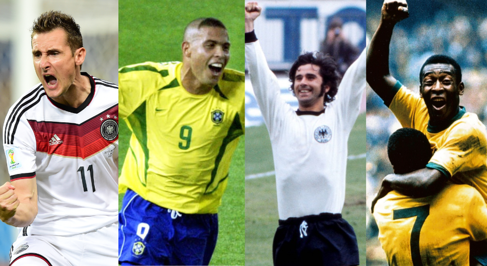 Copa do Mundo: conheça os maiores artilheiros da história