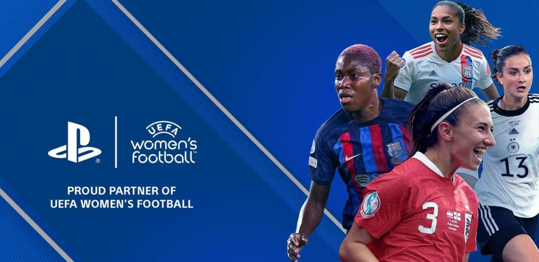 UEFA adiciona PlayStation como parceira de futebol feminino