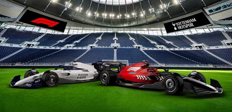 Tottenham anuncia parceria de 15 anos com a Fórmula 1