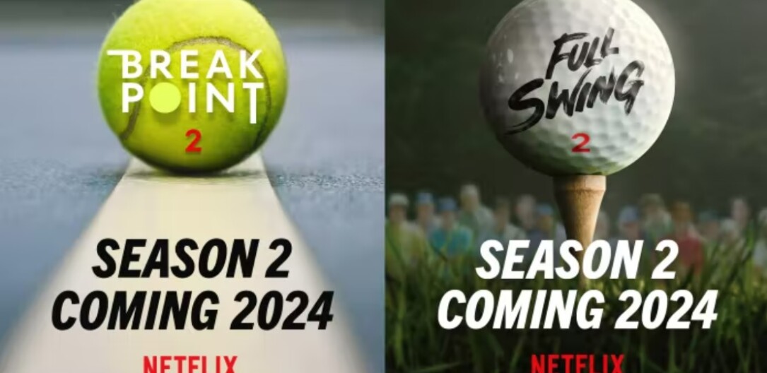 Netflix renova documentários sobre golfe e tênis