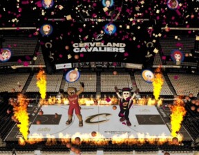 Cleveland Cavaliers utiliza AR para envolver os fãs durante os playoffs da NBA