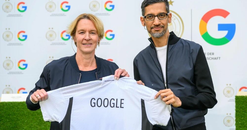 Google anuncia patrocínio à seleção alemã de futebol feminino